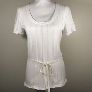 Ann Taylor Light Short Sleeve Sweater